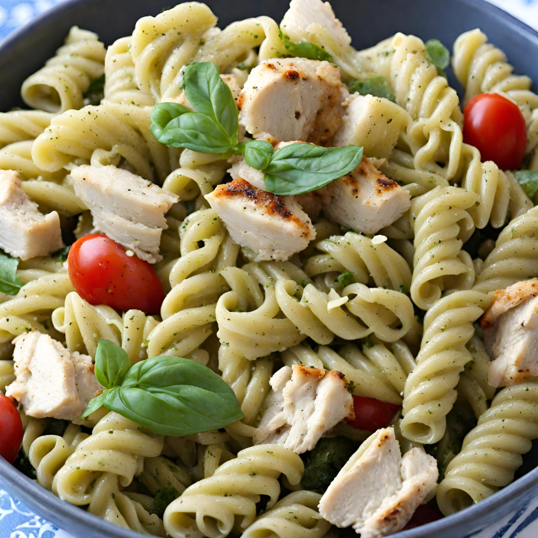 Chicken and Pesto Pasta Salad