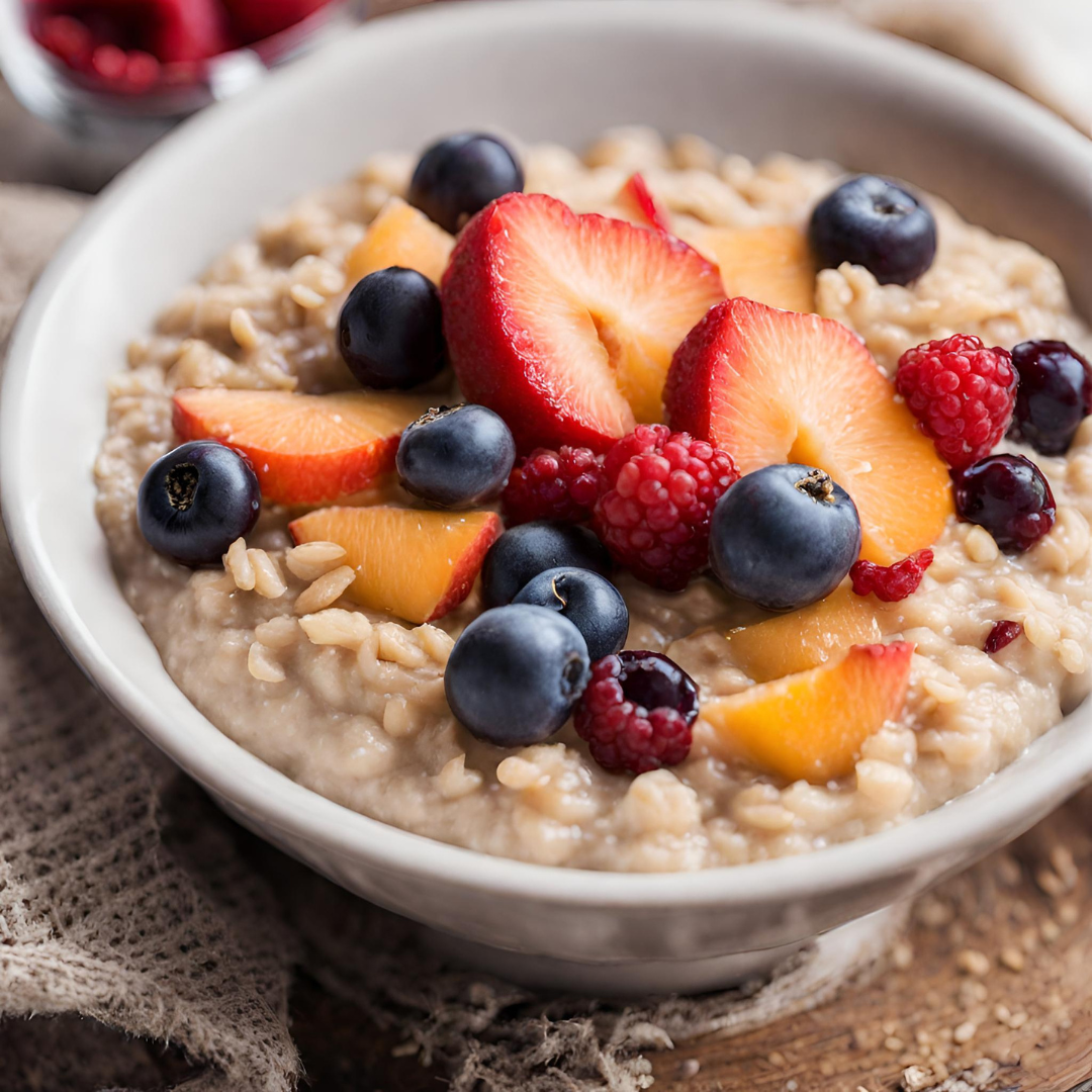 Oatmeal with Fruit - College Food Literacy